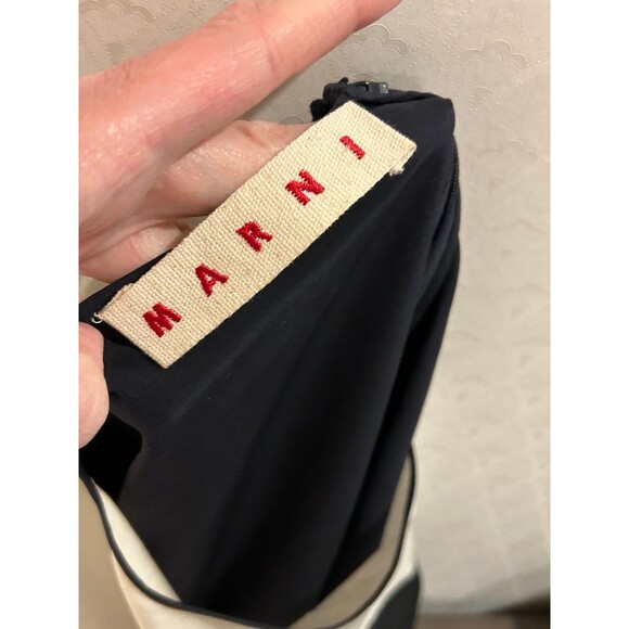 Marni Colorblock Dress - B&W - Small - Picture 3 of 3
